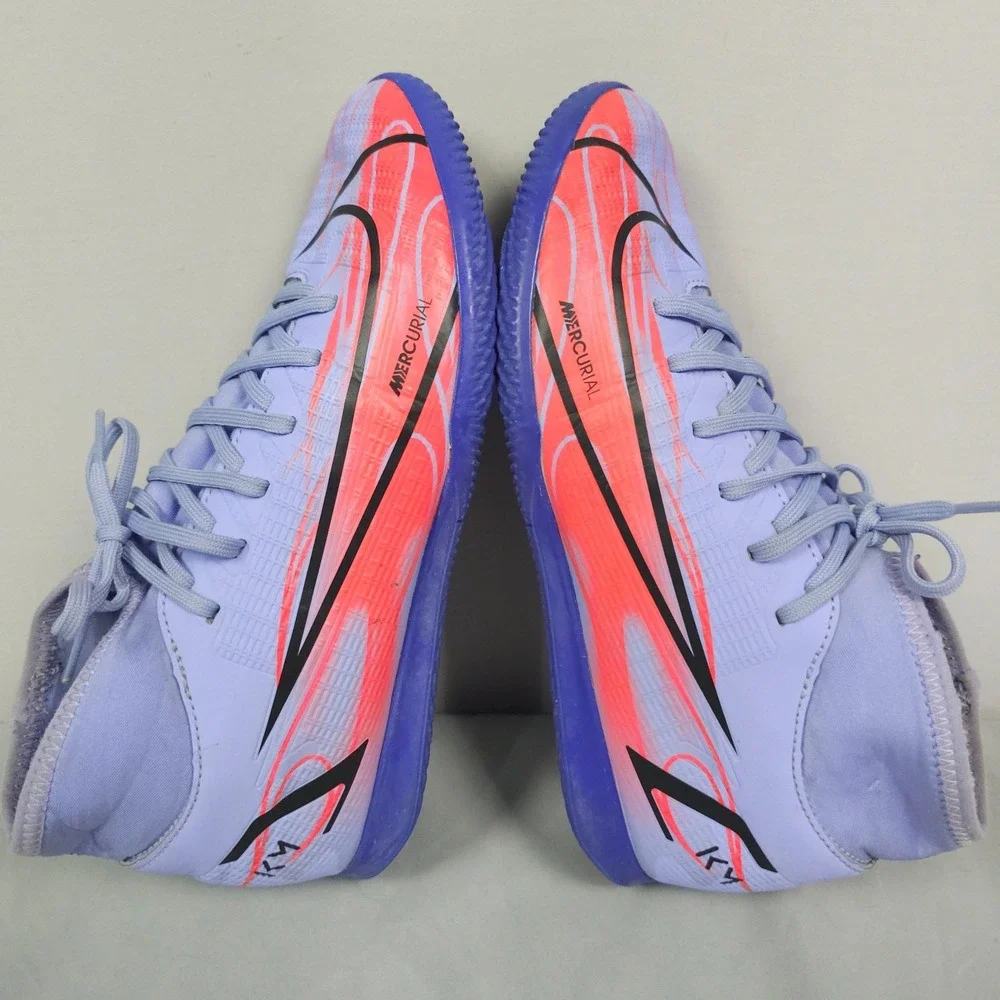 Nike Mbappe Mecurial Superfly 8 Academy Indoor Soccer Shoes Men 7.5 Purple Flame
